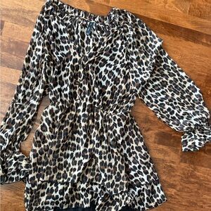 MNG Leopard Print Dress